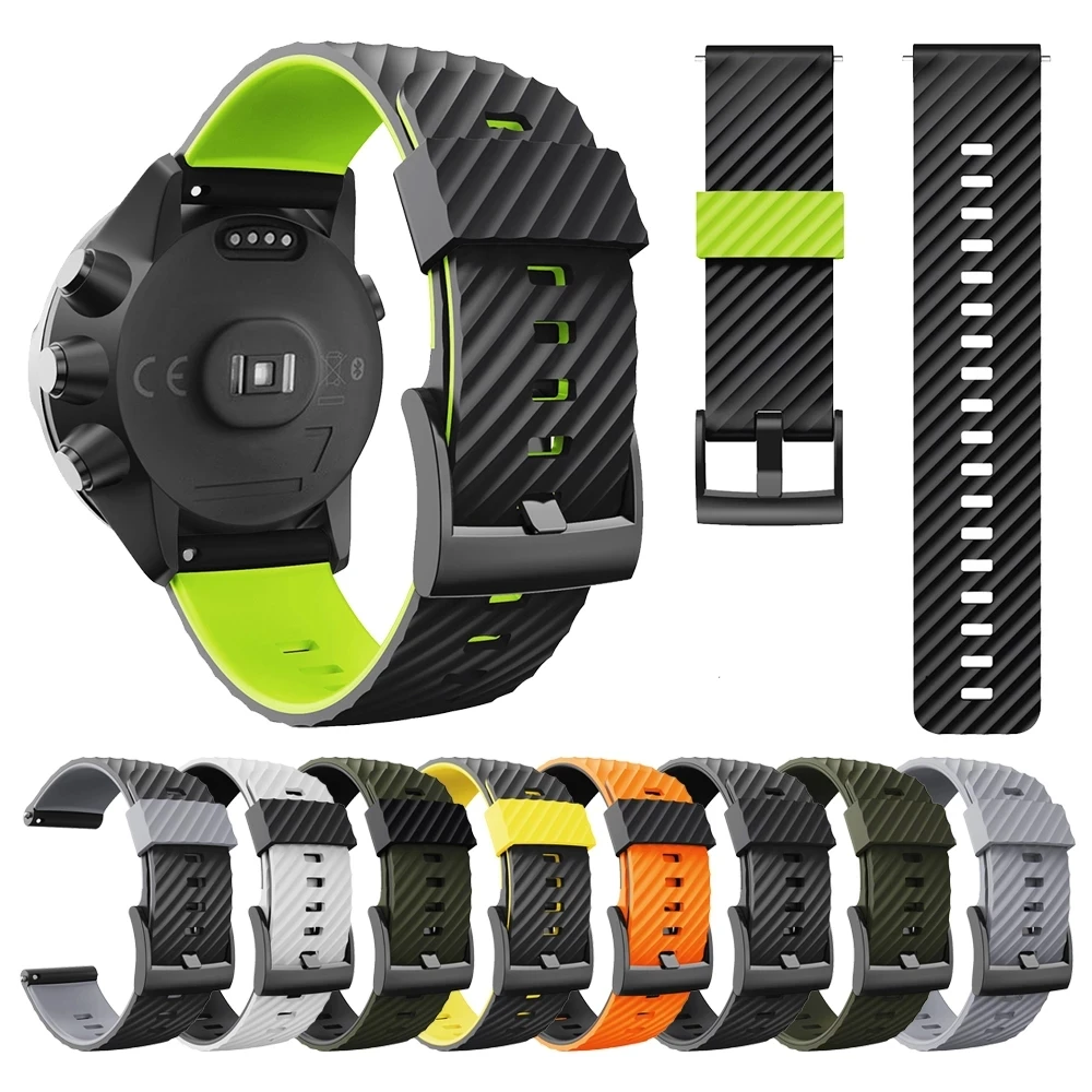 

Силиконовый смарт-браслет для Suunto 7 D5, 24 мм