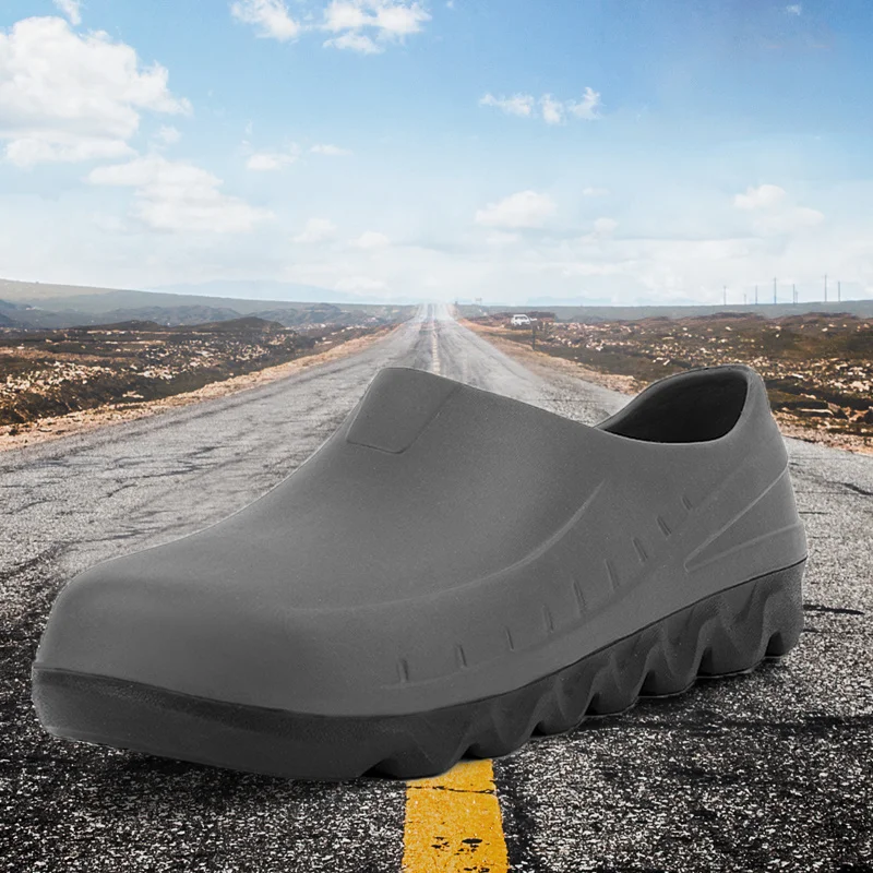 

Men Kitchen Shoes Outdoor Man Garden Clogs Water-proof Shoes For Chef Comfortable Non-slip Work Shoes For Wet Place Big Size 49