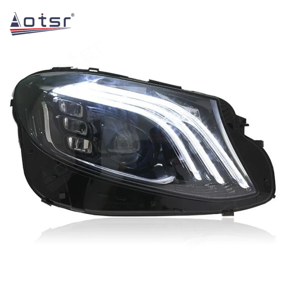 Multibeam led mercedes. Led фары mercedes. Фара led mercedes 814. Фара мерседес w222 led. Майбах фары.