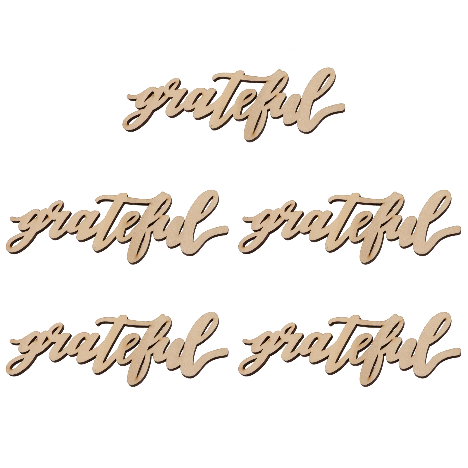 

Grateful Word Cutouts Thanksgiving Slices Thanksgiving Wall Plaque Embellishments Crafts