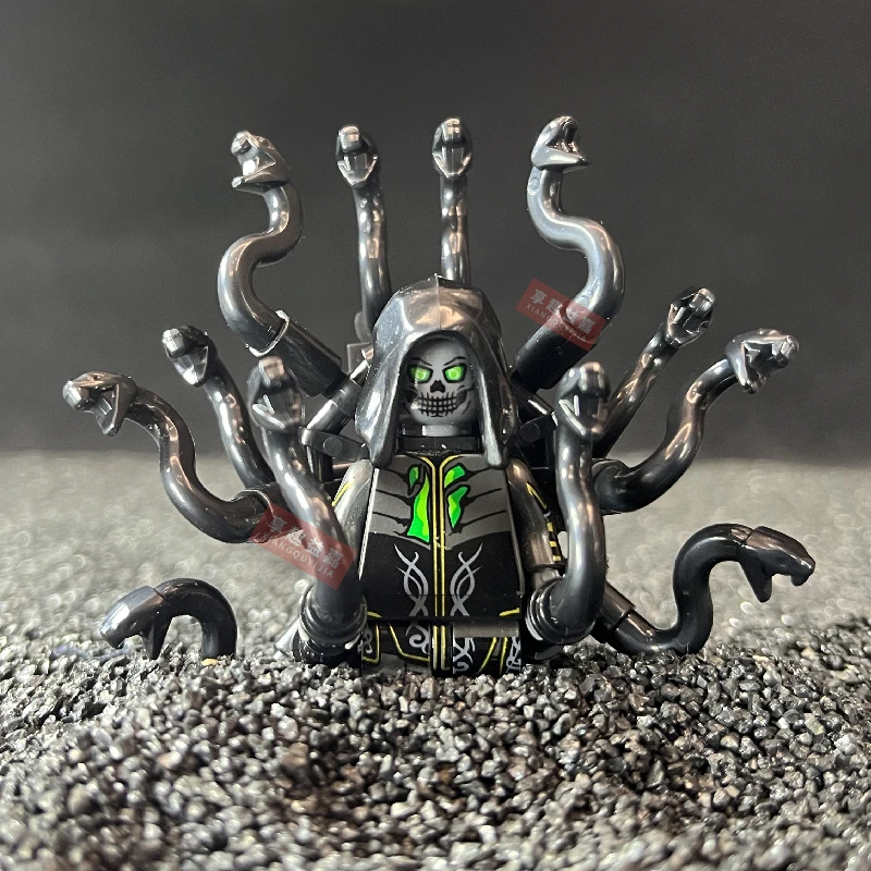 Фото MOC Daemon 4,5 см фильм мультфильм героическая мини-фигурка кукла строительные блоки персонажи аниме модель игрушки подарки фехтовальщик №3