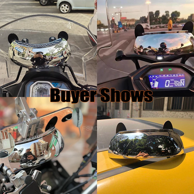 Подходит для BMW F700GS Заднее зеркало F800GS F650GS F700 GS F800 Мотоциклетное широкое Обзор на