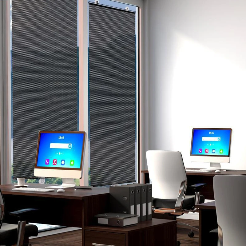 Солнцезащитные роликовые шторы на присоске светонепроницаемые оконные для