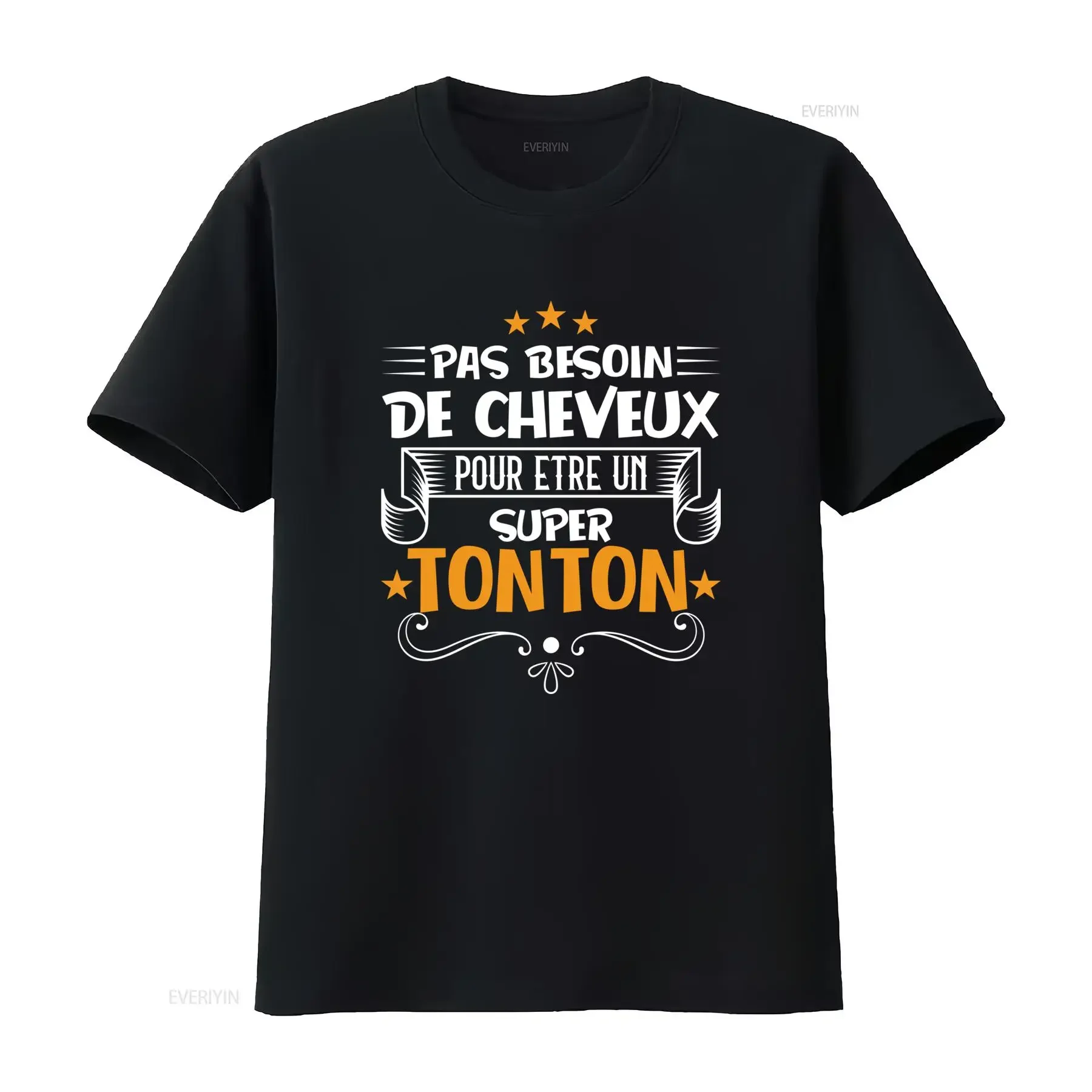 Фото Футболка Essentiel Pas Besoin de Cheveux Super Tonton винтажная, с эффектом потертости, эластичная, для повседневной носки, дизайнерская одежда в стиле стритвир №1