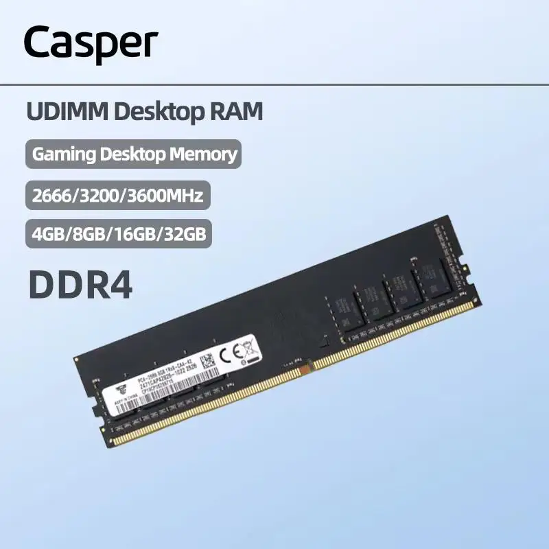 Casper Desktop Memory DDR4 Компьютер 4/8/16/32 ГБ 2133/2400/2666/3200 МГц Компьютерные игры для геймеров