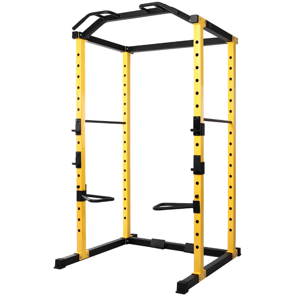 

PC-1 Series 1000lb Capacity Multi-Function Adjustable Power Cage Power Rack with Optional Lat Pull-down and Cable Crossover