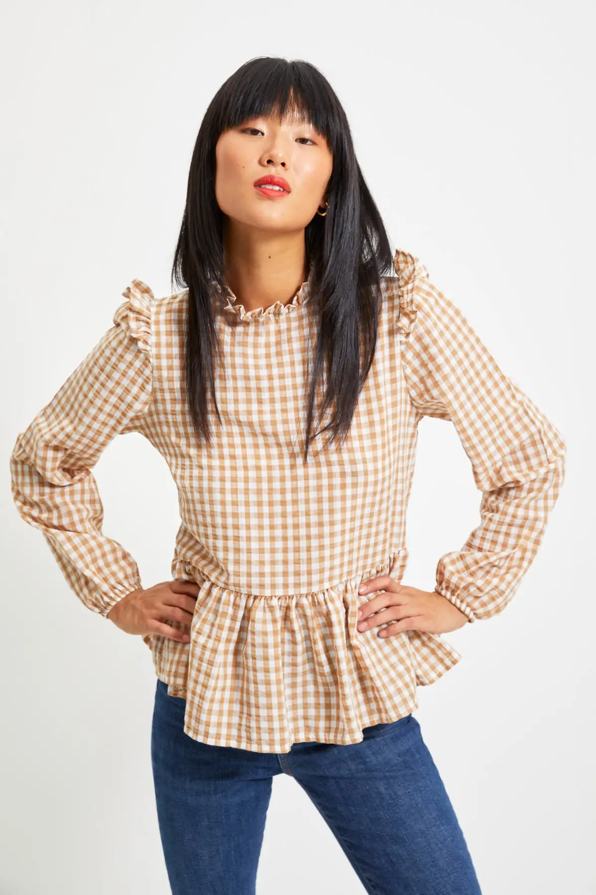 

Trendyol Upright Collar Blouse TWOAW22BZ0472