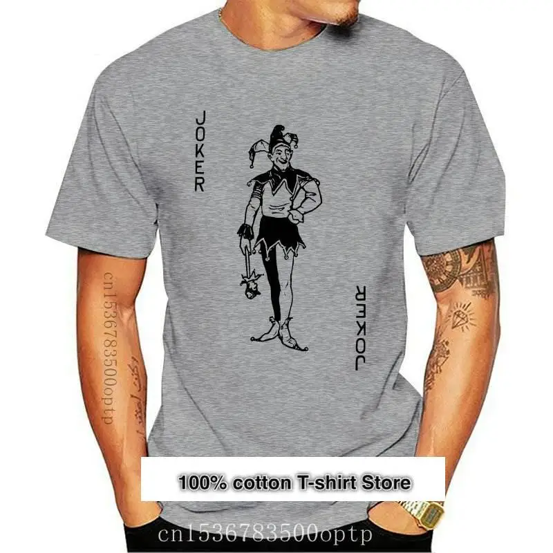 

Camiseta del Joker Vintage, camiseta del Jester de cartas intercambiables, (1)