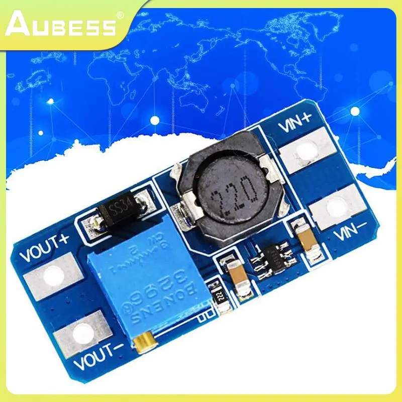 

Adjustable Boost Module Dc-dc Step Up Converter Mt3608 Boost Power Supply Board 2a Booster Input 3v/5v To 5v/9v/12v/24v