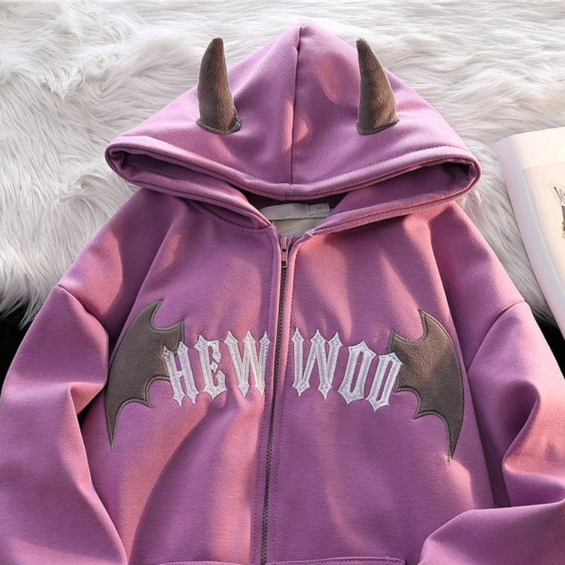 

Женское бархатное пальто с капюшоном, в стиле Харадзюку