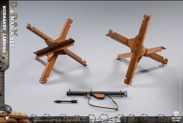 

1/12 Beach Anti Tank Roadblock Model
