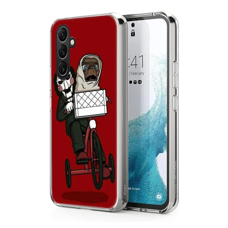 Saw Horror Moive Phone Case Samsung A05S A15 A25 A35 A55 A04S A14 A24 A34 A54 Galaxy Note 20 Ultra 10 Lite 9 8 A6 A7 A8 A9 Plus