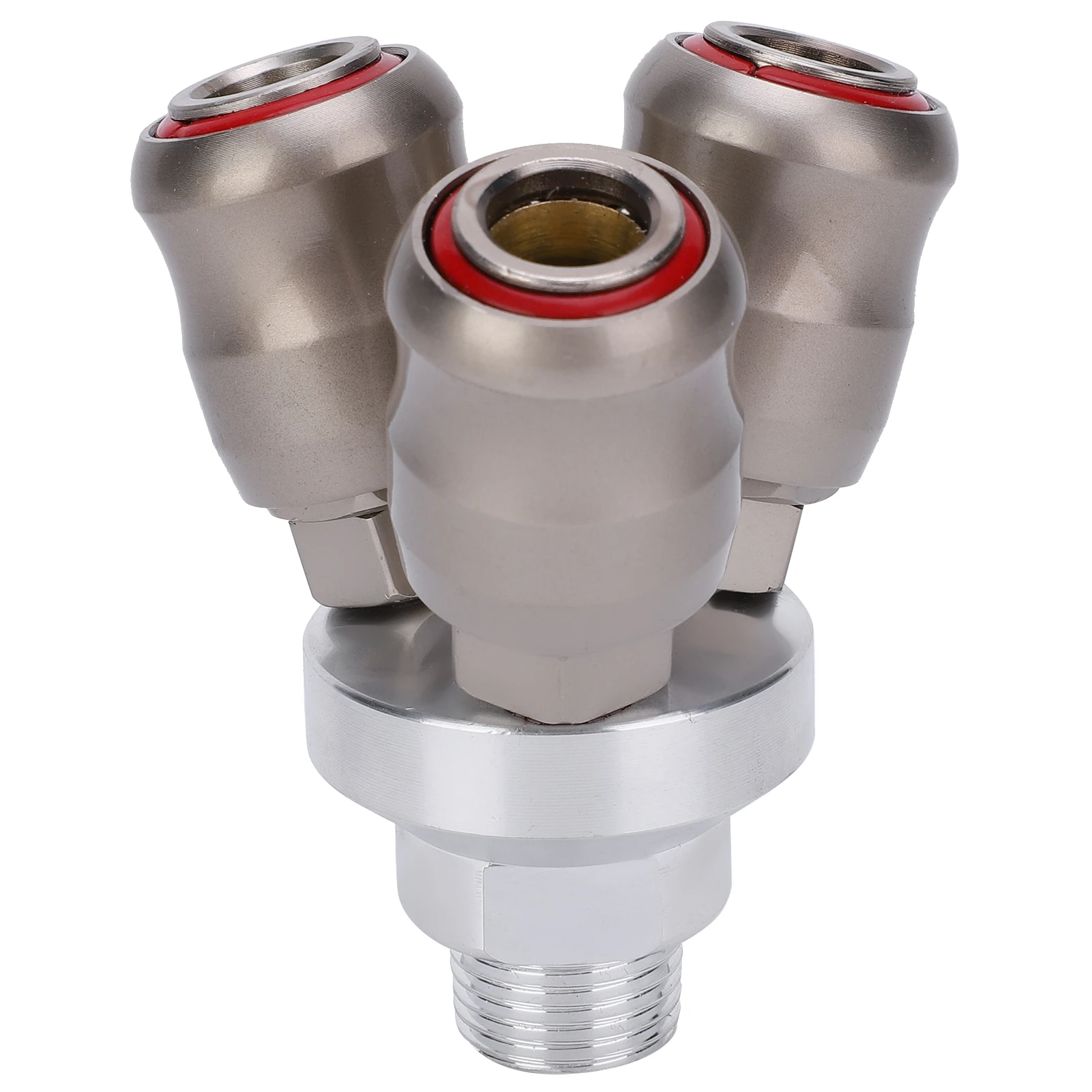 

3 Way Quick Coupler Explosion‑Proof Self‑Locking Round Pneumatic Connection Accessories 3 3 3 3