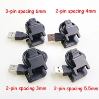 tw64 68 for smart watch universal usb charging cable charger clip 23 pins space between 45 56mm dropshipping