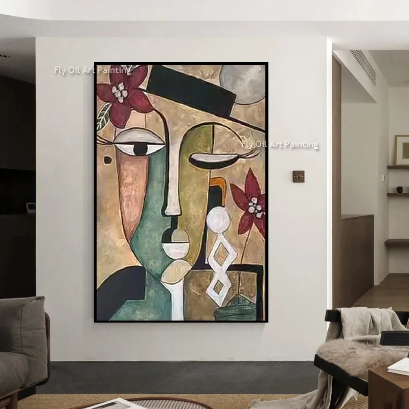 

Большая абстрактная картина маслом Fly Oil Art