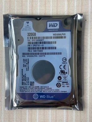 Однодисковый бесшумный 7 мм тонкий диск Western Digital 2,5 дюймов 320G ноутбук жесткий диск SATA3 последовательный порт PMR вертикальный