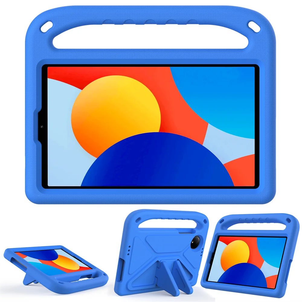 Фото Детский безопасный чехол из ЭВА для Xiaomi Redmi Pad SE 4G 8,7 Pro 12,1 10,6 2022 SE 11-дюймовый чехол для планшета Xiaomi Pad 6 5 Pro Чехол-подставка №2