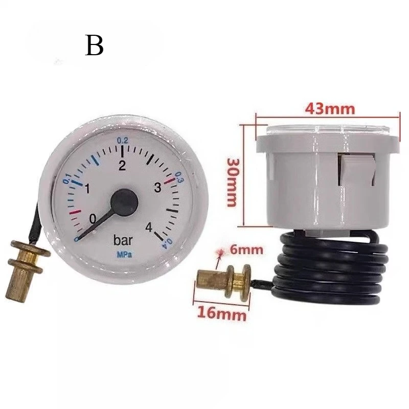 

Манометр давления воды 4 бар