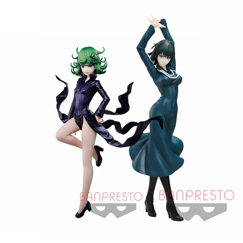 

Original Banpresto One Punch Man Senritsu no Tatsumaki Hurricane Jigoku no FubukiPVC Action Figure Model Doll Toys