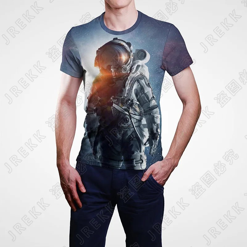 

New Summer Space Astronaut Universe 3D T shirt Men Women Children Casual Fashion Streetwear Kids Printed T-shirt Cool Tops Tee