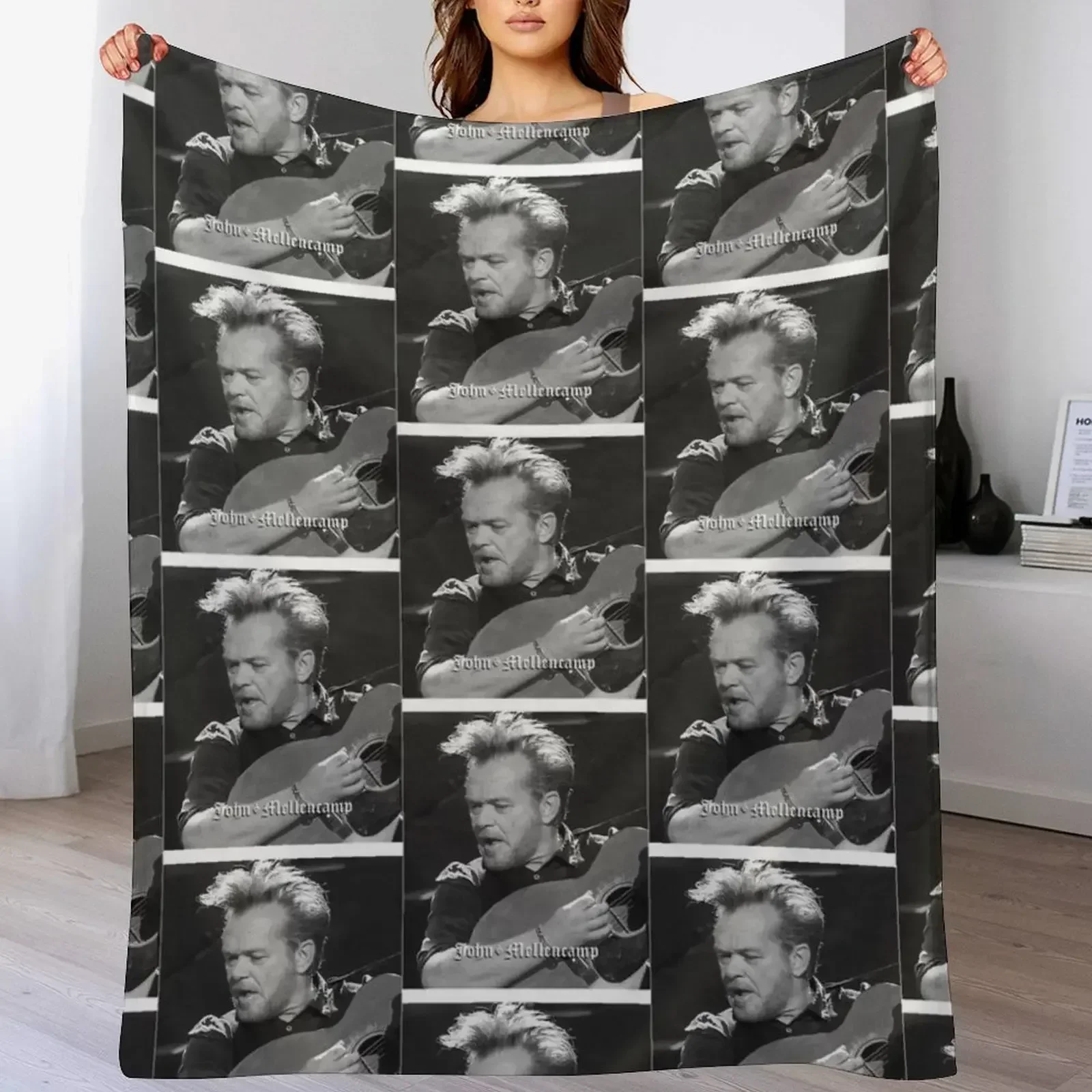 Изображение Berdendang Satu Nya John Design Singer Mellencamp Плед Косплей аниме Роскошные