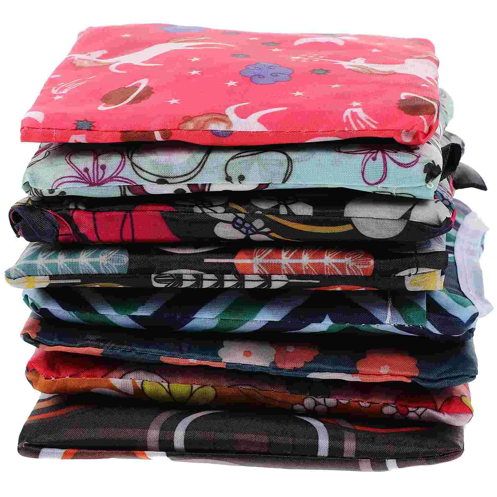 

Bag Grocery Shopping Tote Reusable Foldable Pouch Cloth Recycling Floral Portable Handbag Washable Produce Veggie Vegetable