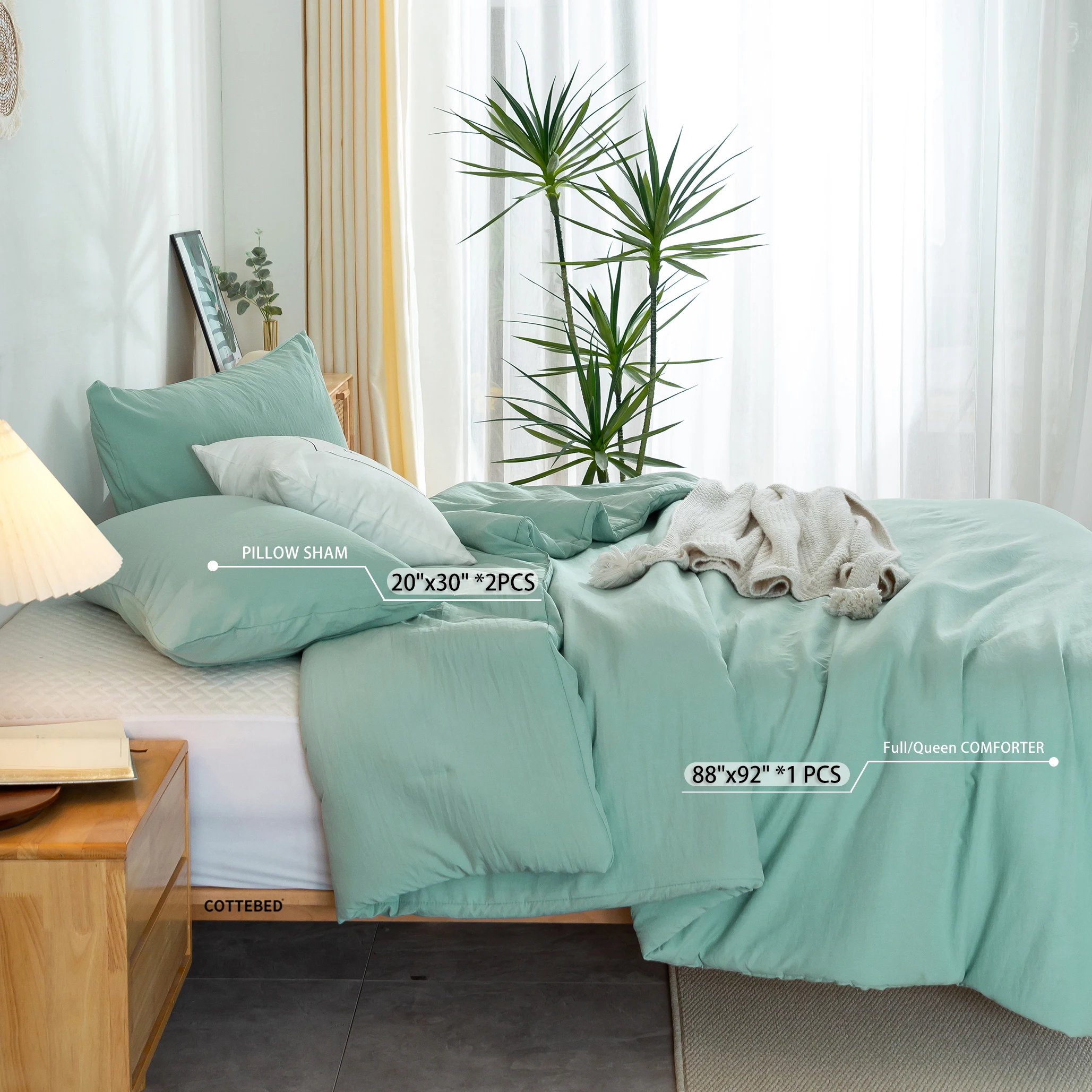 Летнее моющееся хлопковое двойное одеяло с воздушным охлаждением мягкое тонкое