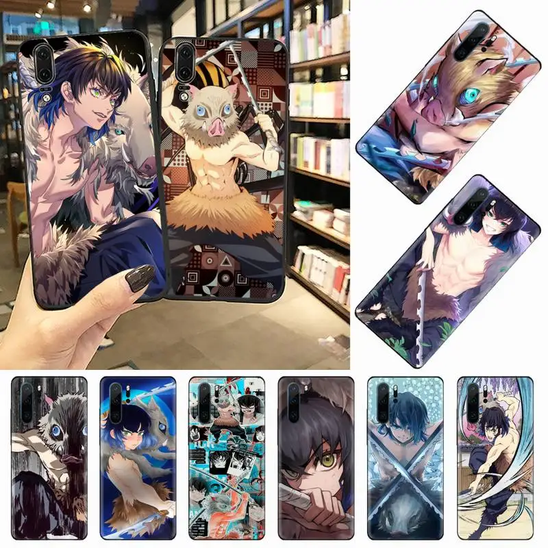

Hashibira Inosuke demon slayer anime Phone Case For Huawei honor Mate 10 20 30 40 i 9 8 pro x Lite P smart 2019 Y5 2018 nova 5t