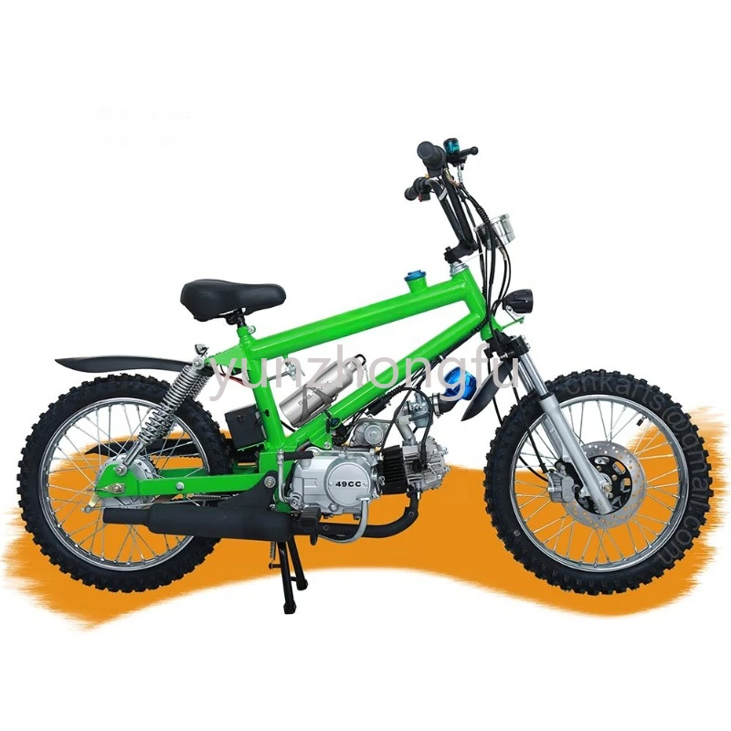 

BMX велосипед с двигателем на Газу внедорожный мотоцикл с двигателем 50 куб. См куб. См 22 дюйма колесо для взрослых