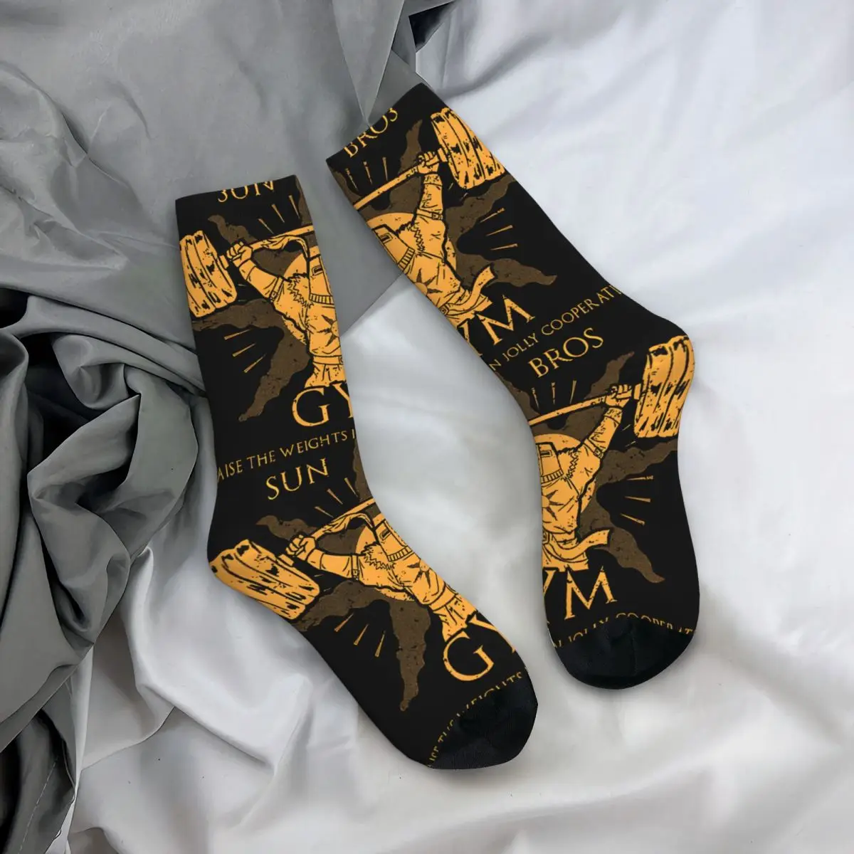 Смешная ручка Sun Bros спортивный носок для мужчин в стиле хип-хоп винтажные Темные