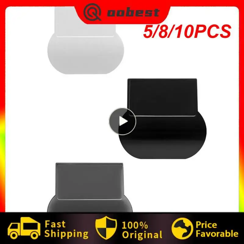 

5/8/10PCS Toilet Pan Lift Strong Versatility Simple Toilet Cover Lifting Devices Thickness Sponge Rubber High-permeability