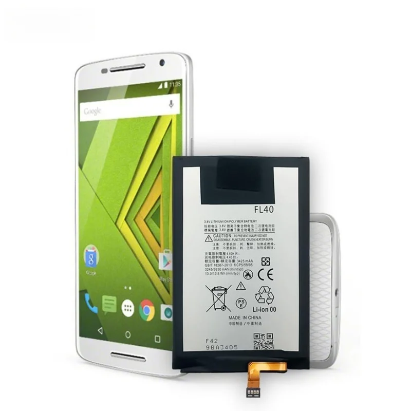 Фото Аккумулятор FL40 для мобильных телефонов Motorola X Play/X3 Play/Droid Max X2/X3a, новый, 3.8V, 3630mAh №4