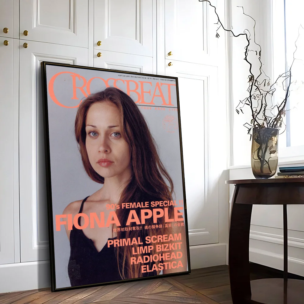 Fiona Apple Self-adhesive Art Poster Retro Kraft Paper Sticker DIY Room Bar Cafe Stickers Wall Painting