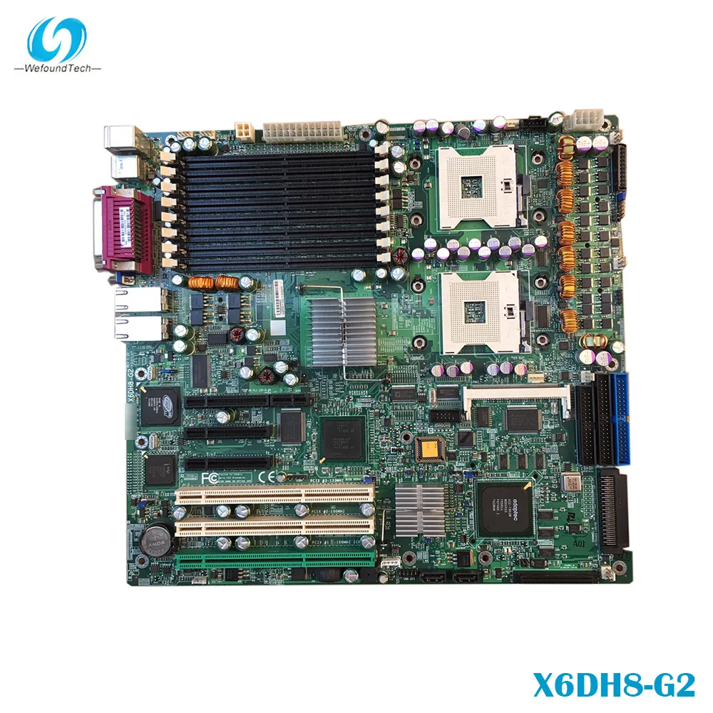 

For Supermicro X6DH8-G2 REV2.0 320SCSI Server Motherboard High Quality Fully Tested Fast Ship