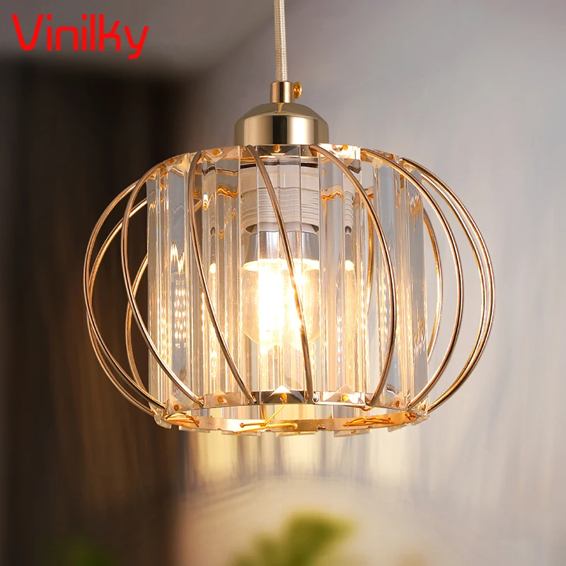 Современные подвесные светильники со стразами