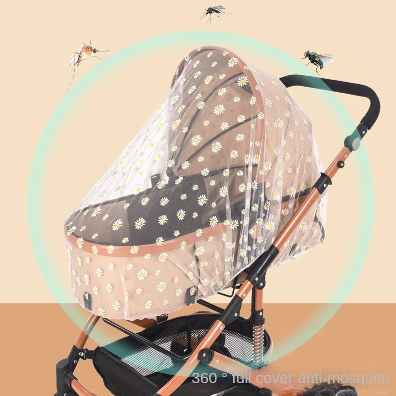 

Baby Stroller Pushchair Mosquito Insect Shield Net Safe Infants Protection Mesh Stroller Accessories Mosquito Net Full Cover