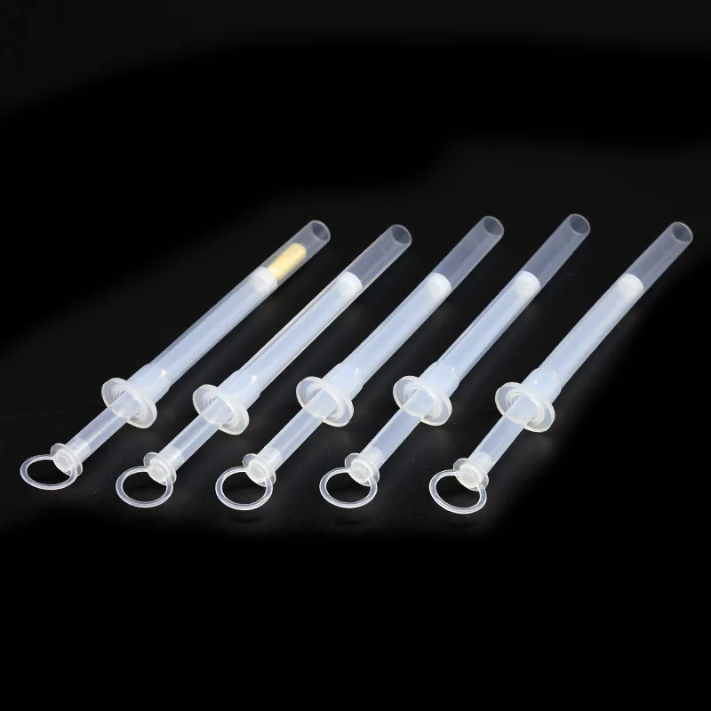 5 шт. одноразовый аппликатор для капсул борной кислоты для вагинальной детоксикации, усилителей свечей, вставляемых медицинских пушеров из ПП.