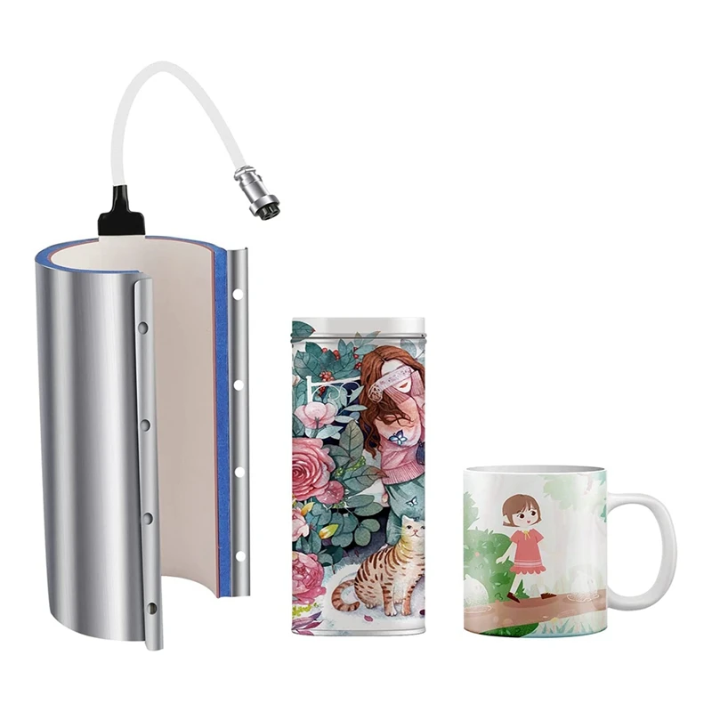 

30Oz 110V,Glass Mug Sublimation Heating Transfer Machine Accessory For K-Type Thermocouple, For 11Oz 15Oz 20Oz 30Oz ,Female Plug