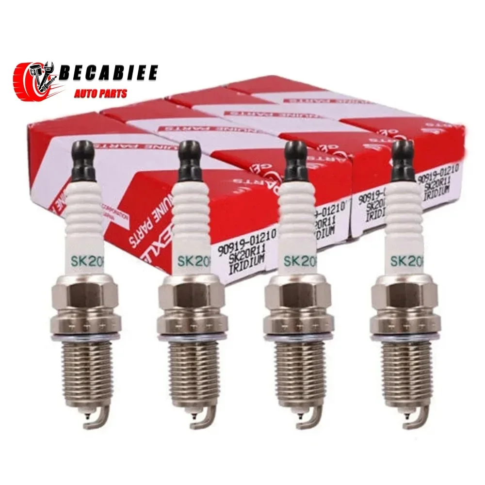 

4/8 шт. 90919-01210 SK20R11 иридиевая свеча зажигания для Toyota Scion Camry RAV4 Tundra Lexus ES LS GS MERCEDES-BENZ C230 C55 Volvo