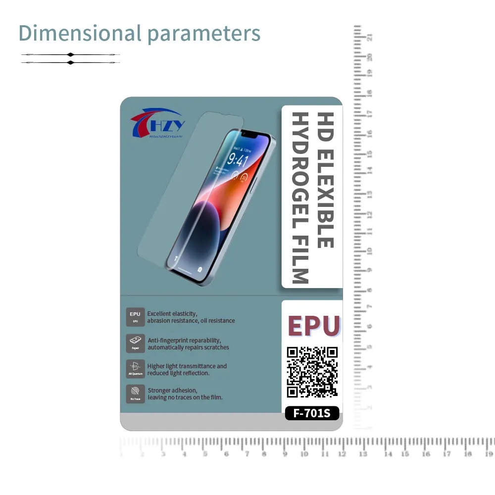HZY F-701S 20 Шт. 5A EPU Самовосстанавливающаяся Гибкая Гидрогелевая Защитная Пленка Для