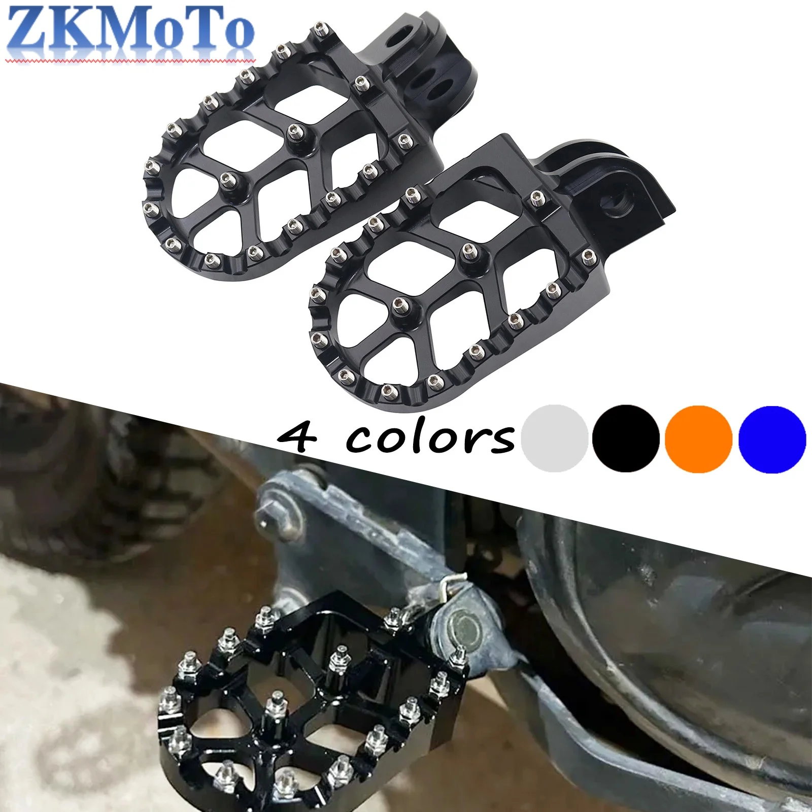 Фото Подножки для мотоцикла с ЧПУ, подставки для ног, педали для KTM 50SX 65SX 85SX EXC EXCF SX XC XCF 125-530 690 950 990 1050 1090 1190 1290 R S №1
