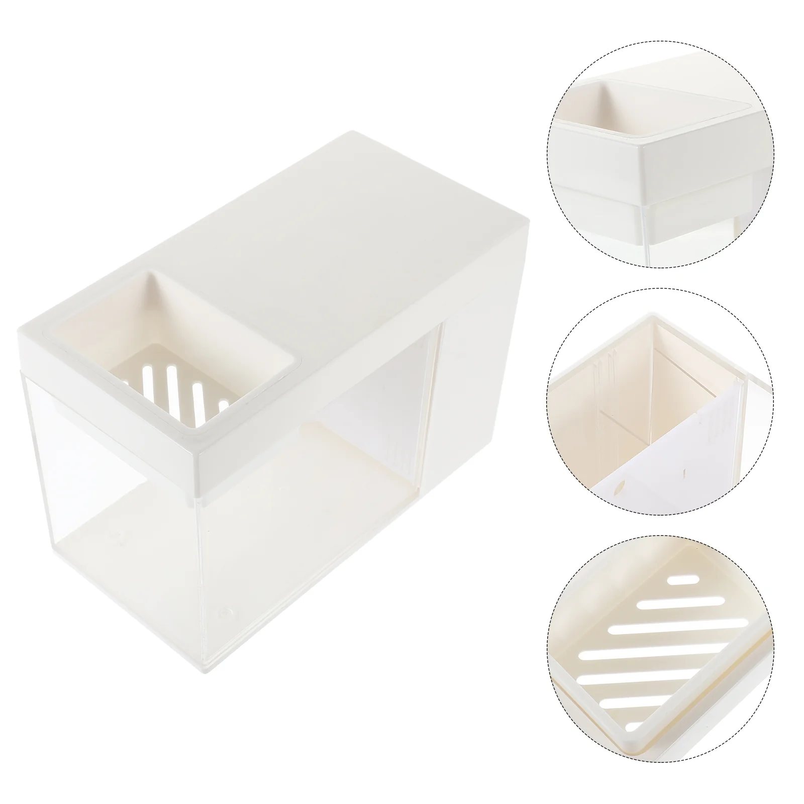 

Small Fish Bowls Ecological Tank Desk Decorations Office Micro Landscape Aquarium