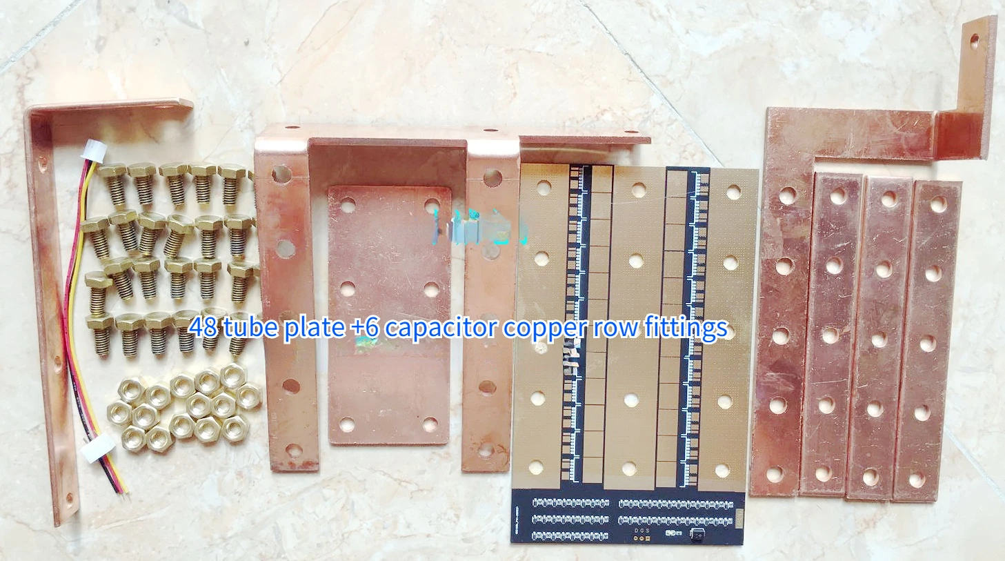 

Laser Cutting New Copper Row 48 Tube Board 6 Capacitor Copper Row Matching