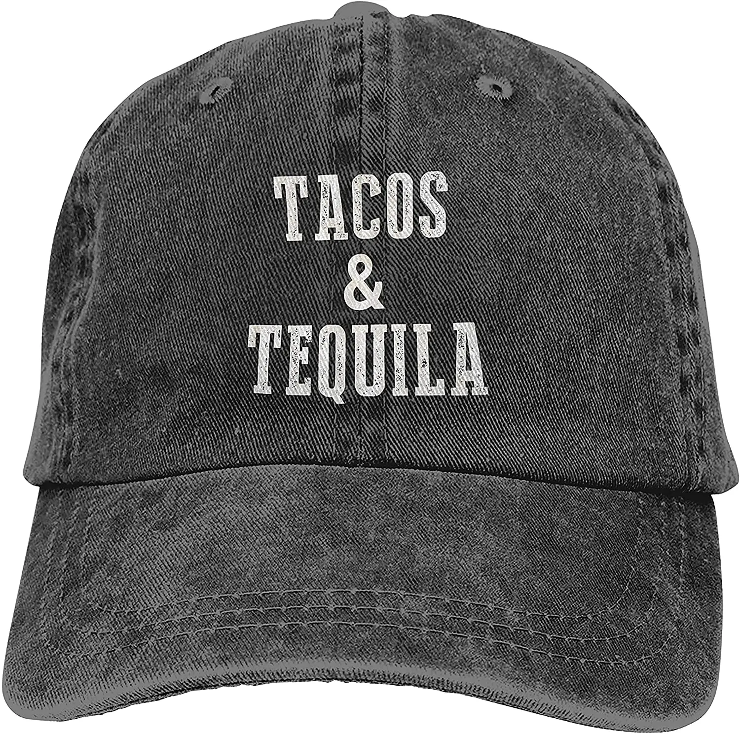 

Denim Cap Tacos&Tequila Baseball Cap Dad Hat Classic Adjustable Sports for Men Women Hat Black Snapback Caps