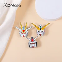 gundam hard enamel pin japanese anime manga badge lapel pins brooches alloy metal fashion jewelry accessories gifts for friend