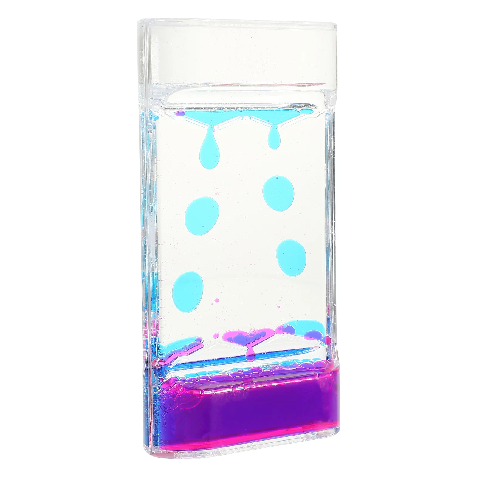 

Timer Liquid Hourglass Bubbler Motion Toy Decorative Decoration Sand Home Desktop Ornament Decor Giftbubble Oil Tabletop Kids