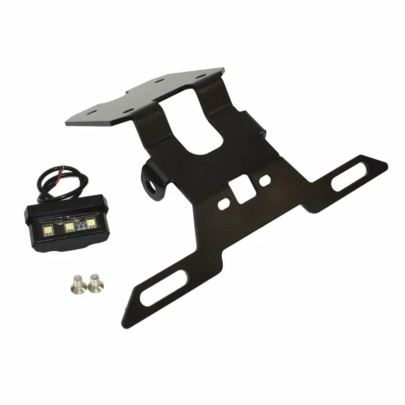 Задний держатель номерного знака мотоцикла рамка со светодиодной подсветкой