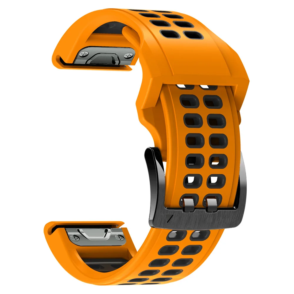 Fenix8 QuickFit 22 26mm Watch Band For Garmin Epix Pro/Fenix 8 47mm 51mm/ 6X 6 Pro Solar 7 7X 5 5X Plus Silicone Strap