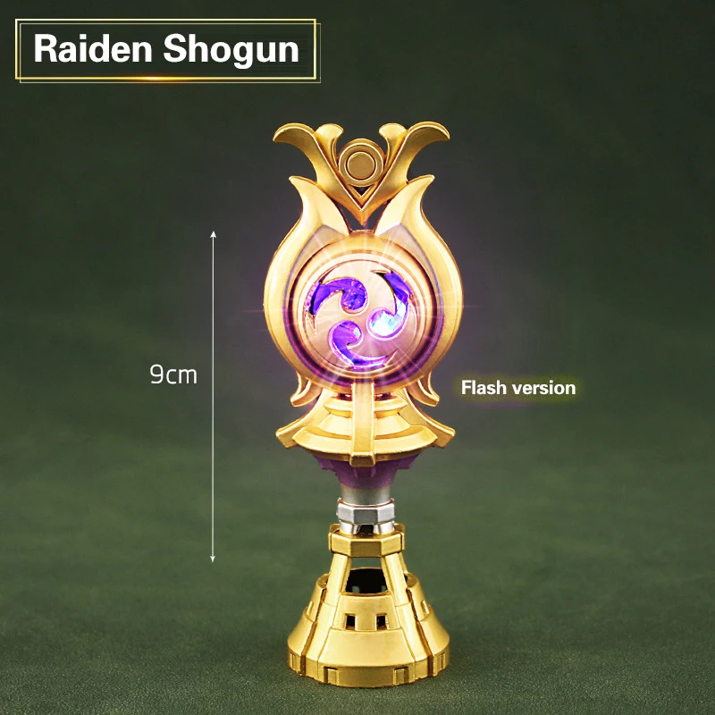 

Металлические украшения Raiden shogungnsis (плюральные гнозы), блестящее оружие, съемные игрушечные модели, украшения, проект, игровая обстановка