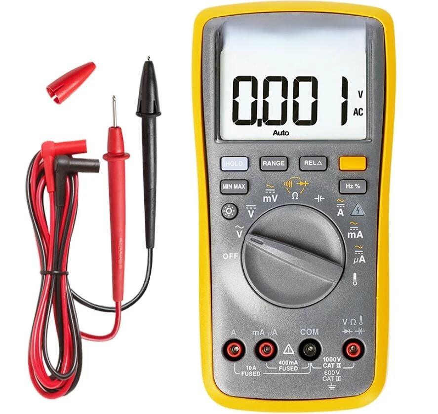 

Hot Sales 15B+ 17B+ 15B/17B MAX Fluke 15B/ 17B MAX KIT 4000 counts 1000V Digital multimeter